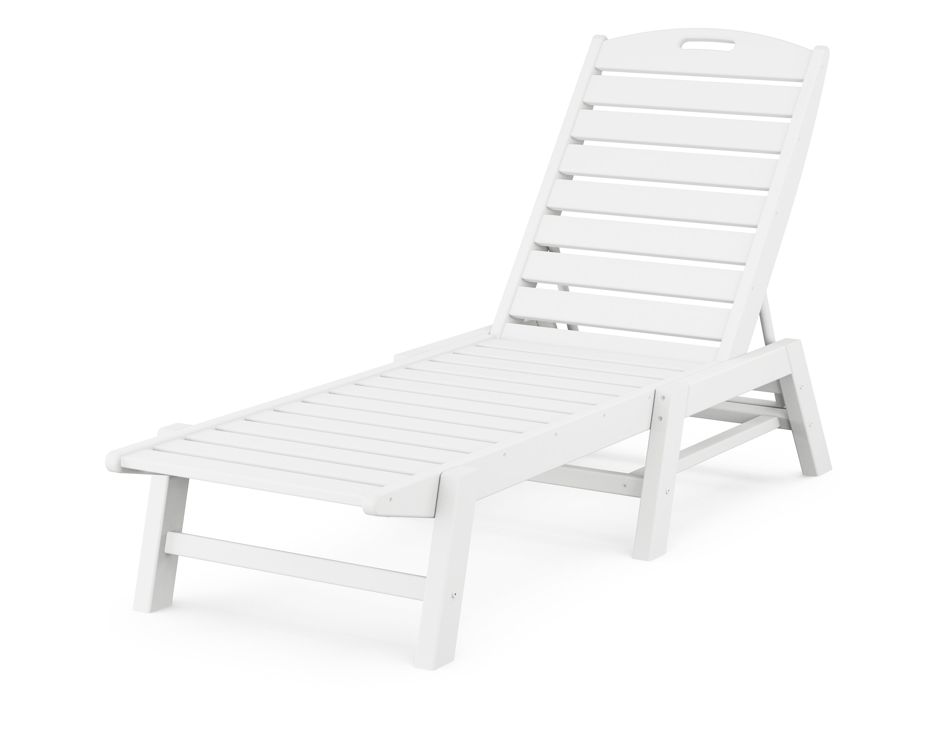 POLYWOOD® Nautical Chaise in White