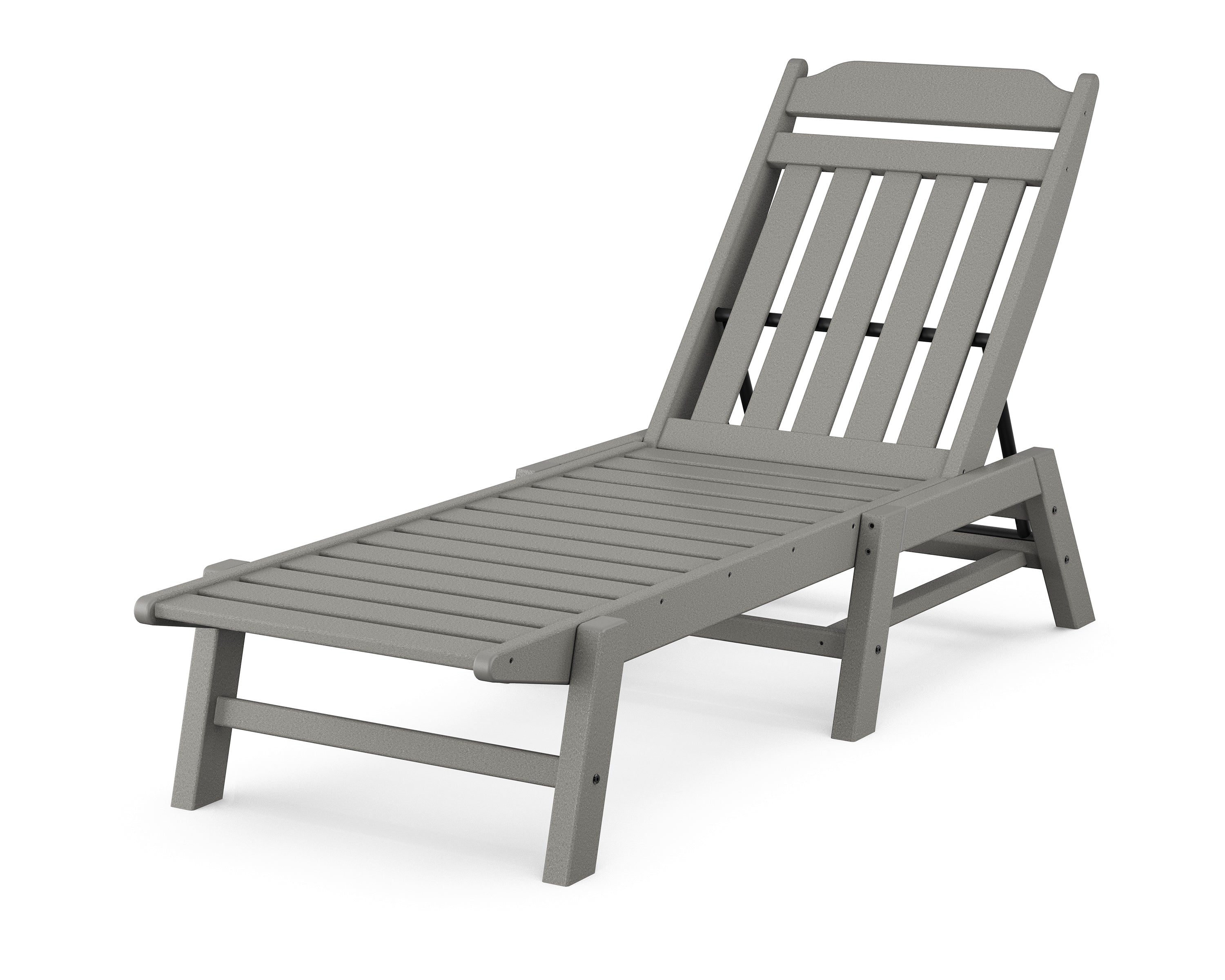 POLYWOOD Country Living Chaise in Slate Grey