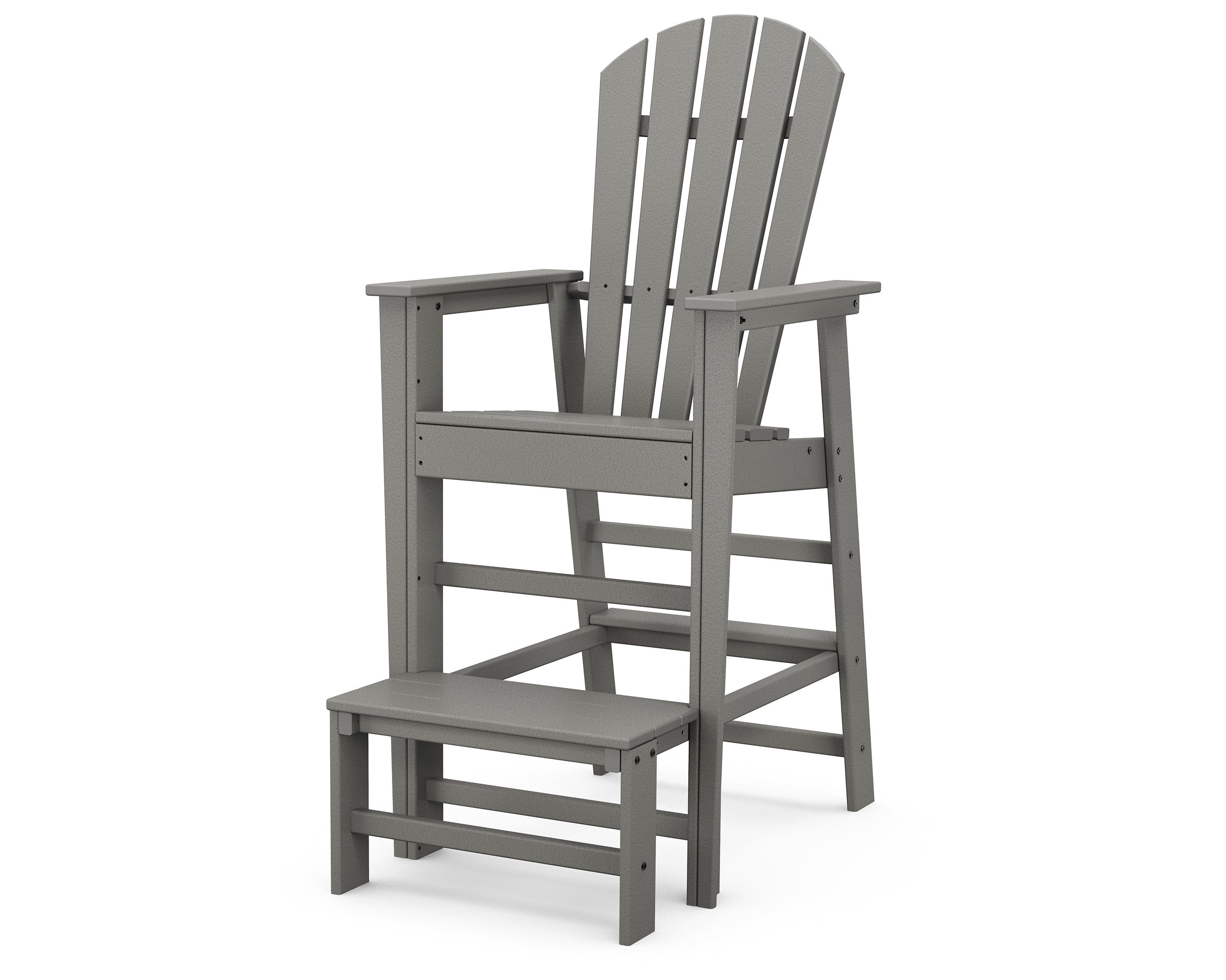 POLYWOOD South Beach Lifeguard Chair in Slate Grey