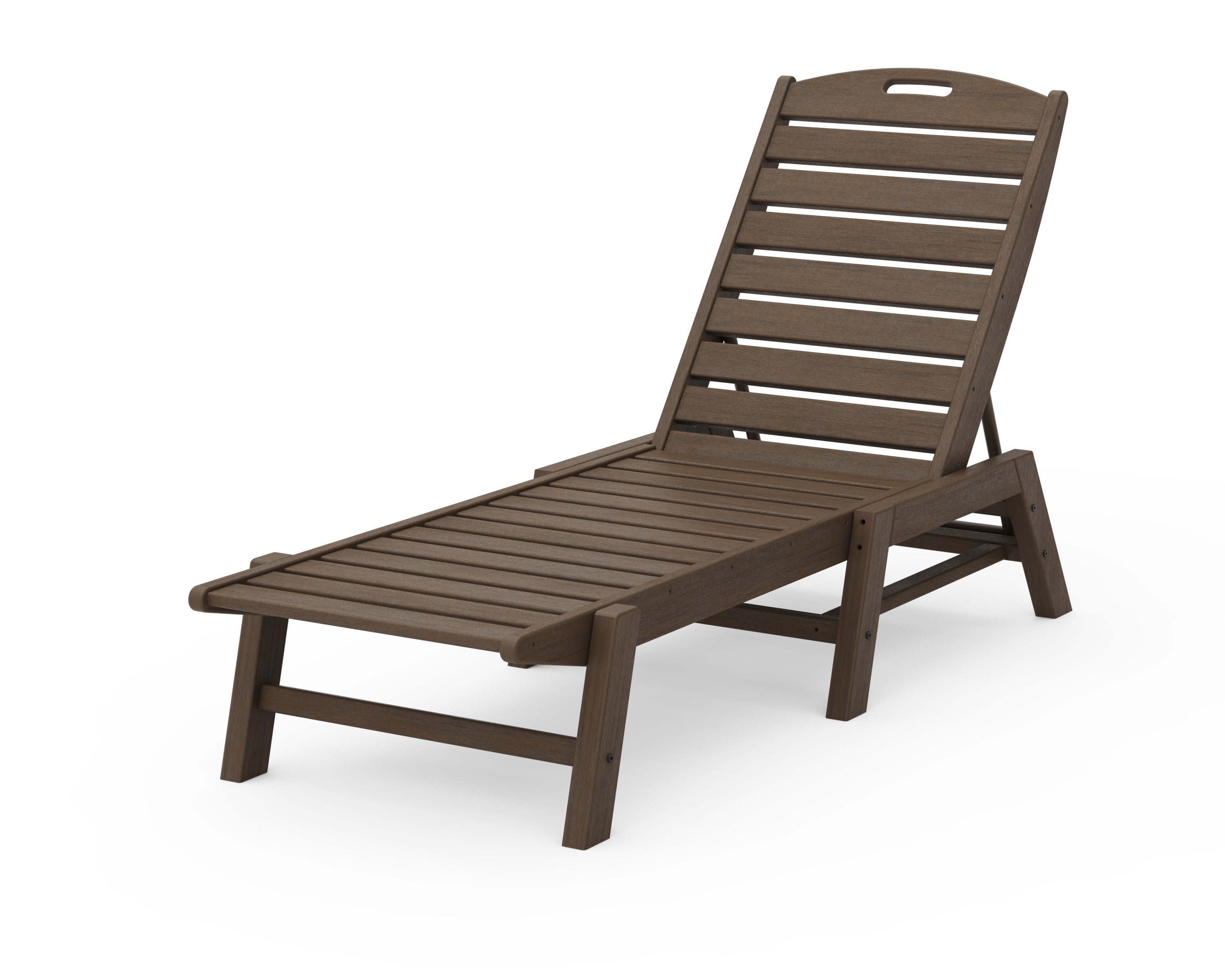 POLYWOOD Nautical Chaise in Kona