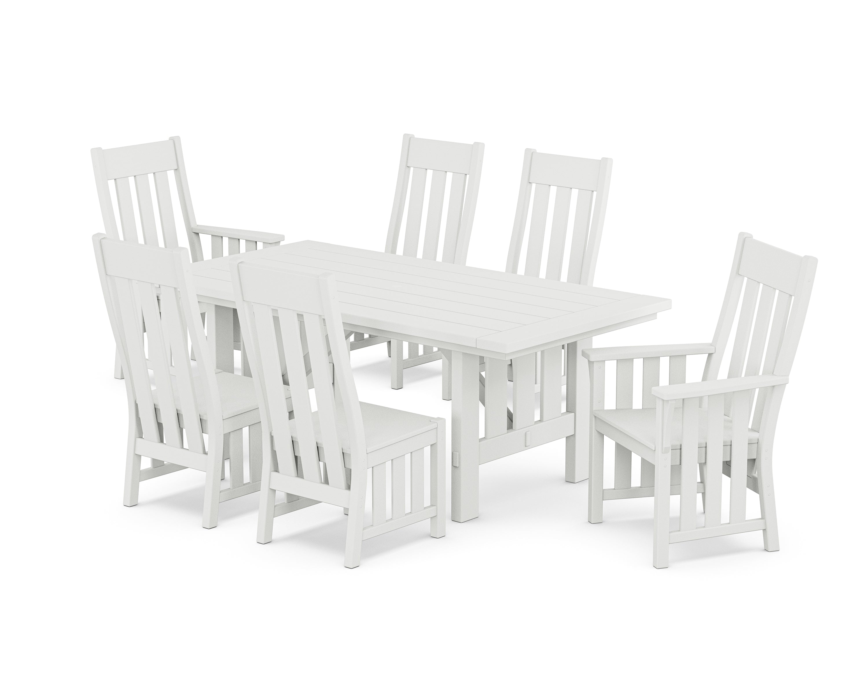 Martha Stewart by POLYWOOD® Acadia 7-Piece Dining Set in White