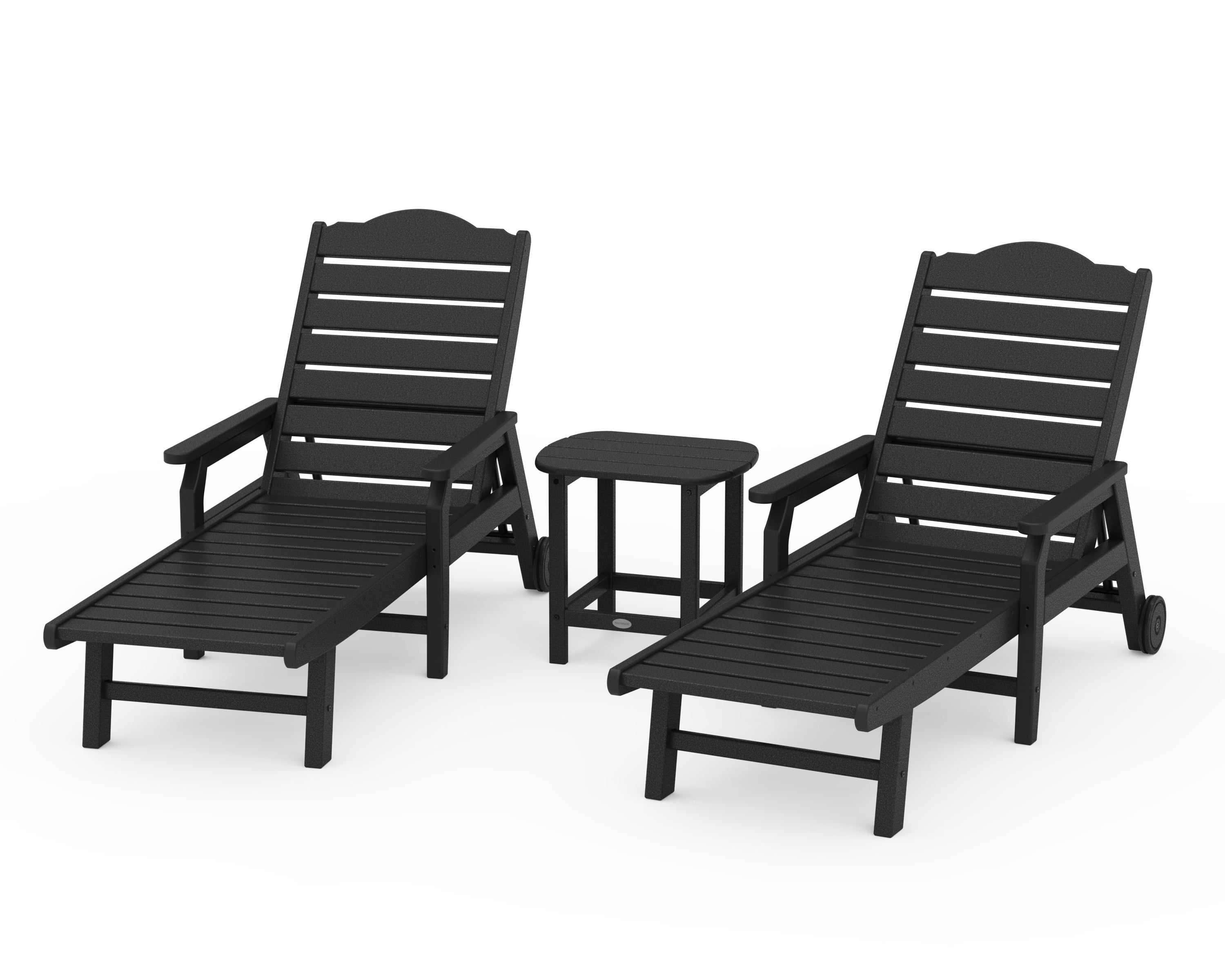 Draper James™ by  POLYWOOD 3-Piece Savannah Chaise Lounge Set in Black