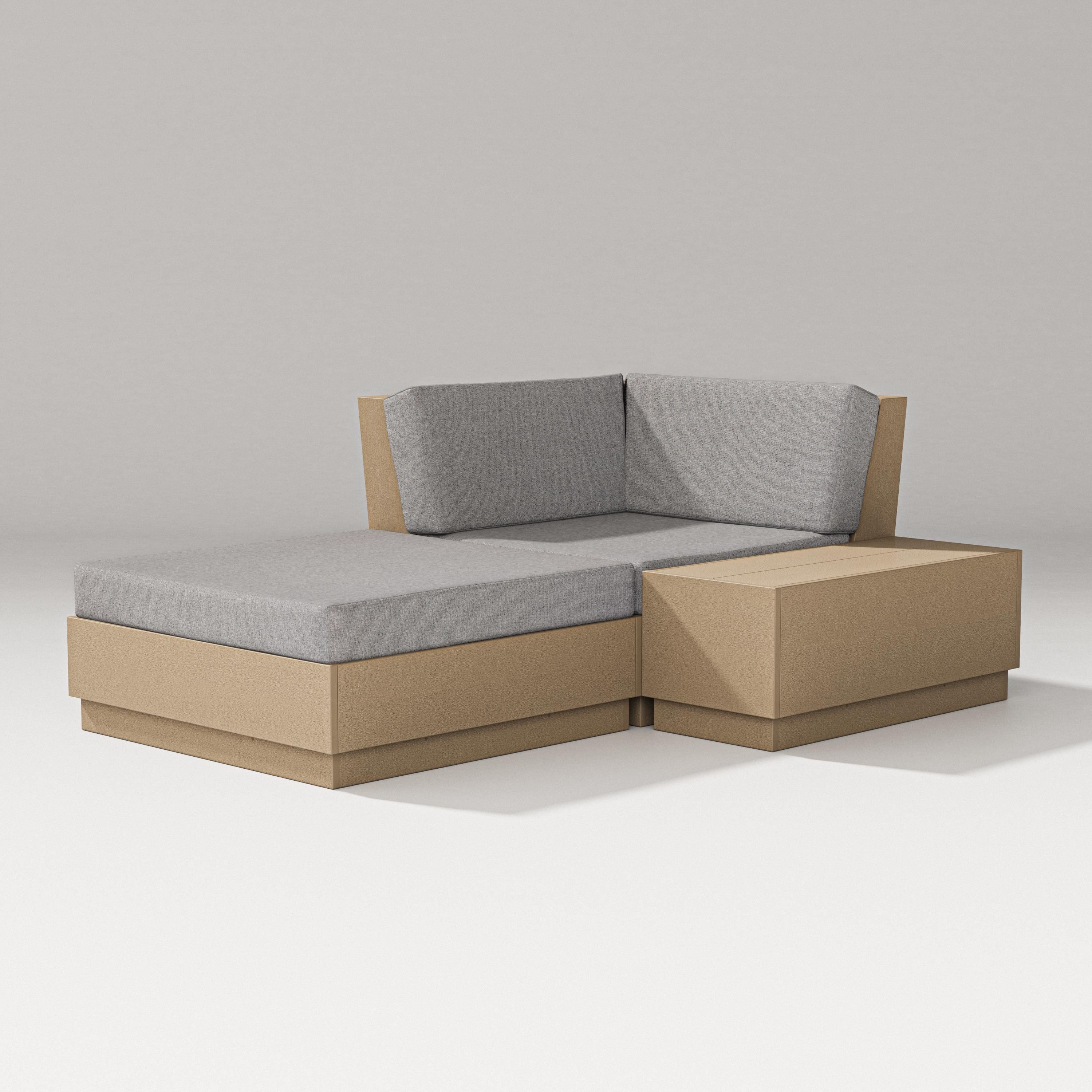 PW Designer Series Elevate Corner Chaise in Vintage Sahara / Grey Mist