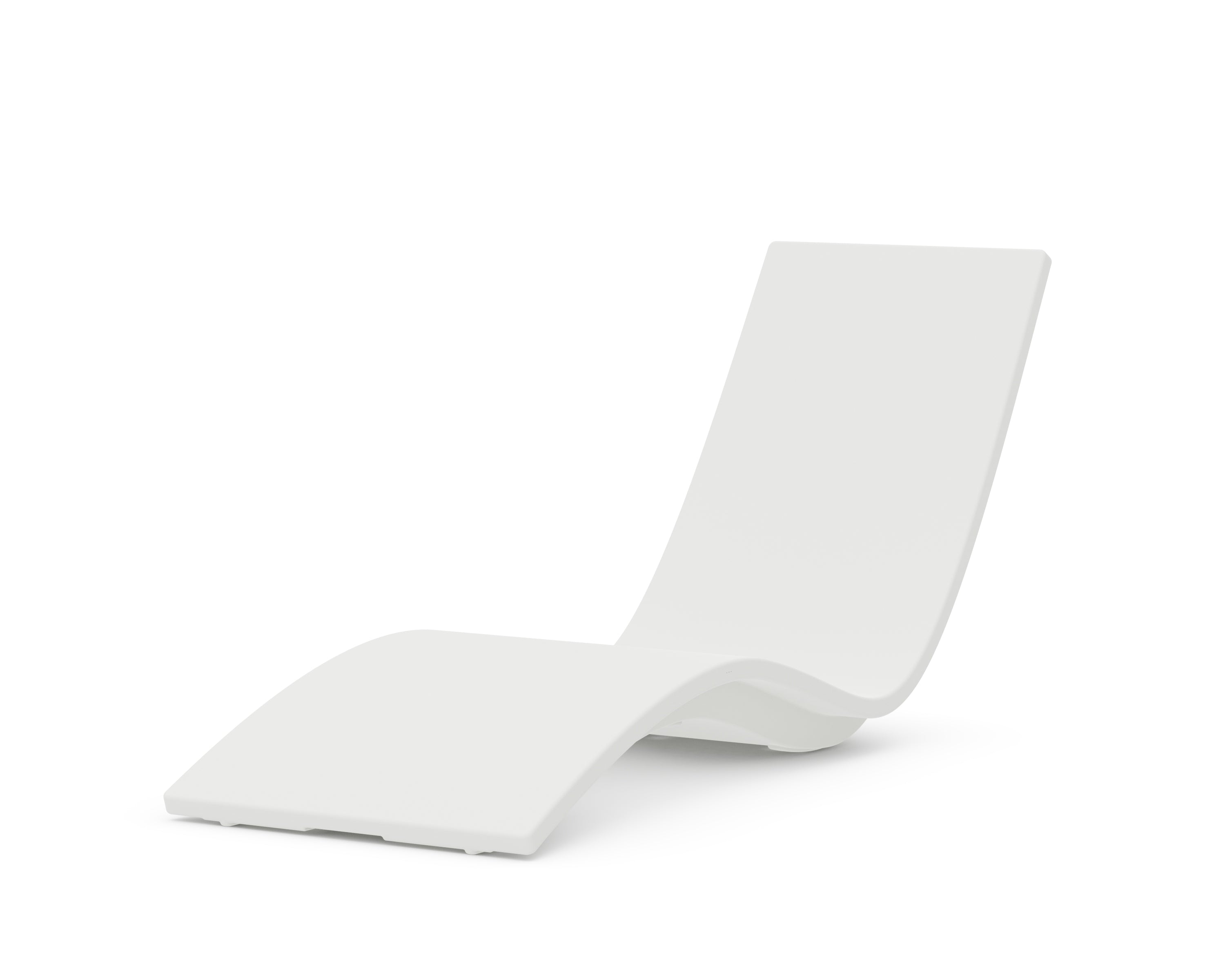 POLYWOOD Laguna In-Pool Chaise Lounge in White
