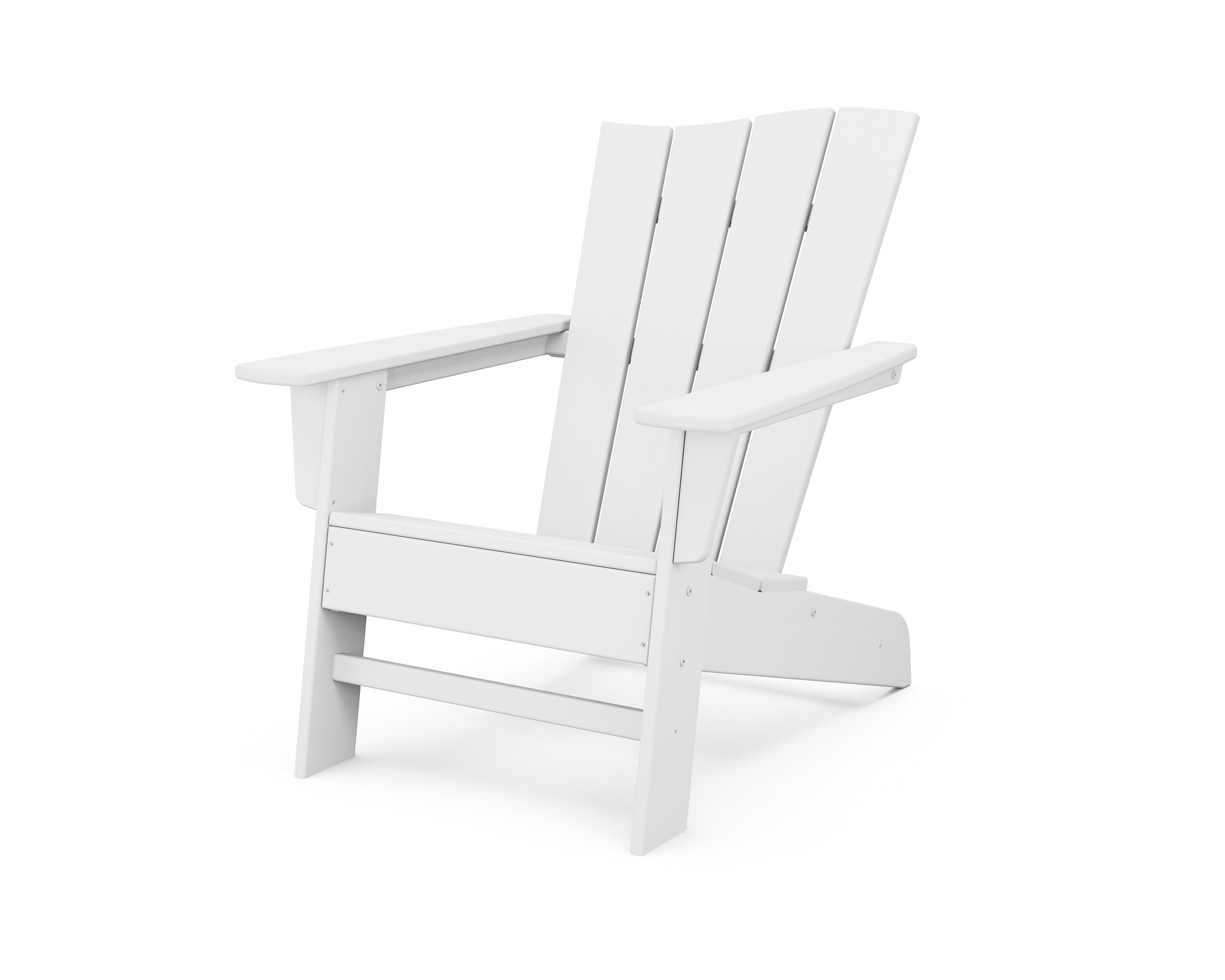 POLYWOOD The Wave Chair Right in White