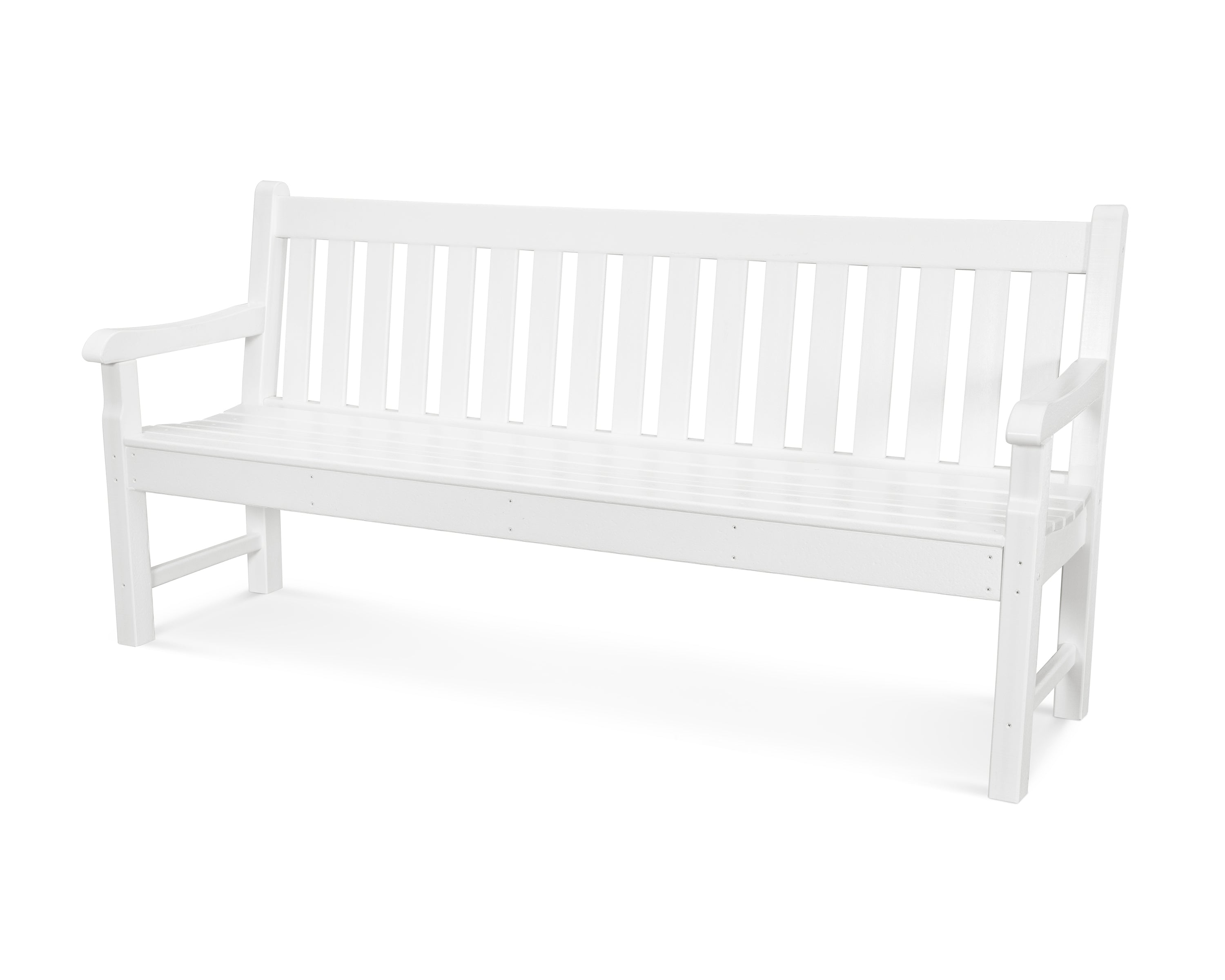 POLYWOOD® Rockford 72" Bench in White