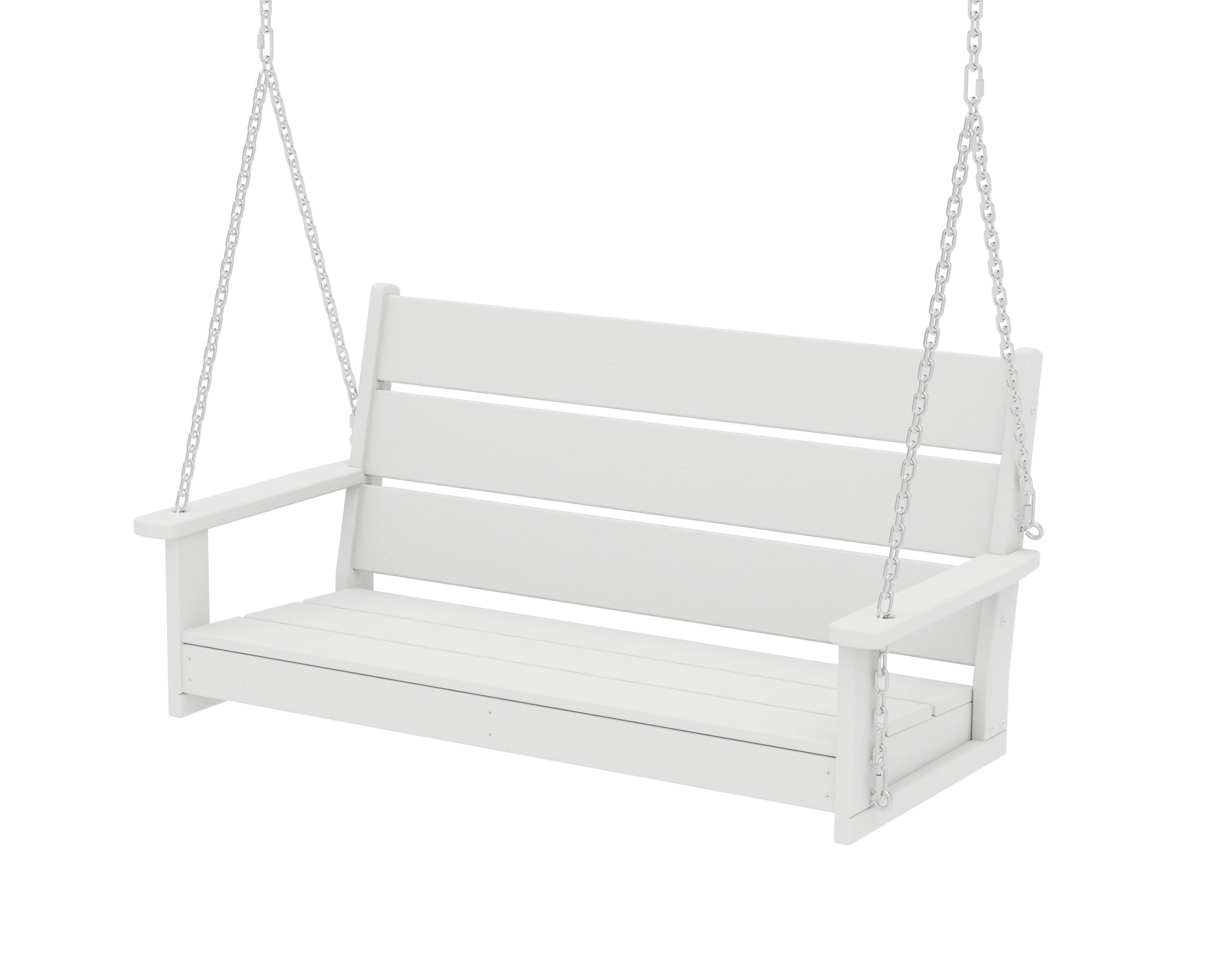 POLYWOOD Lakeside 48” Swing in Vintage White