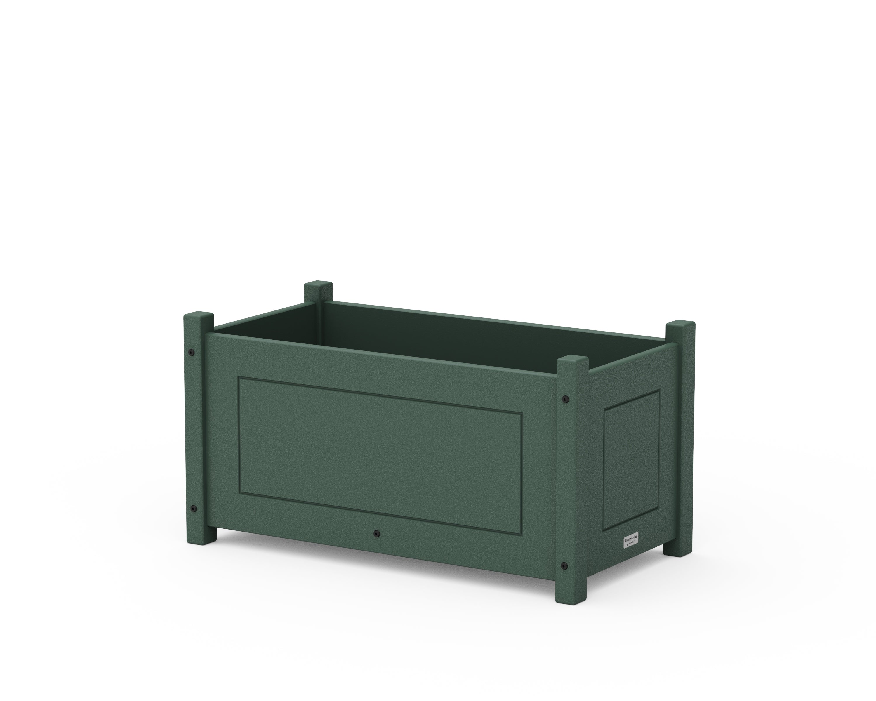 Country Living Country Living Rectangle Double Planter Box in Green