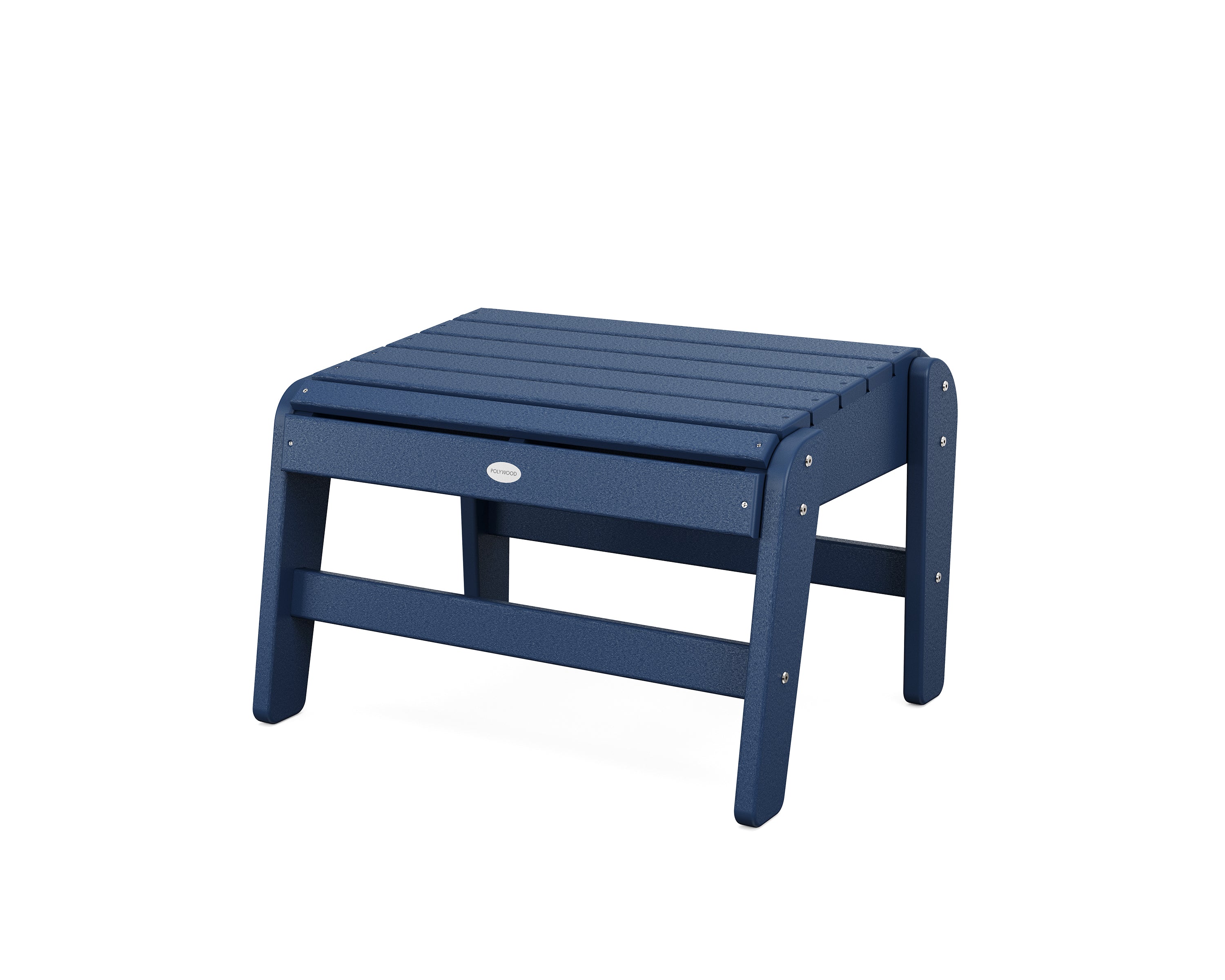POLYWOOD Grand Upright Adirondack Ottoman in Navy