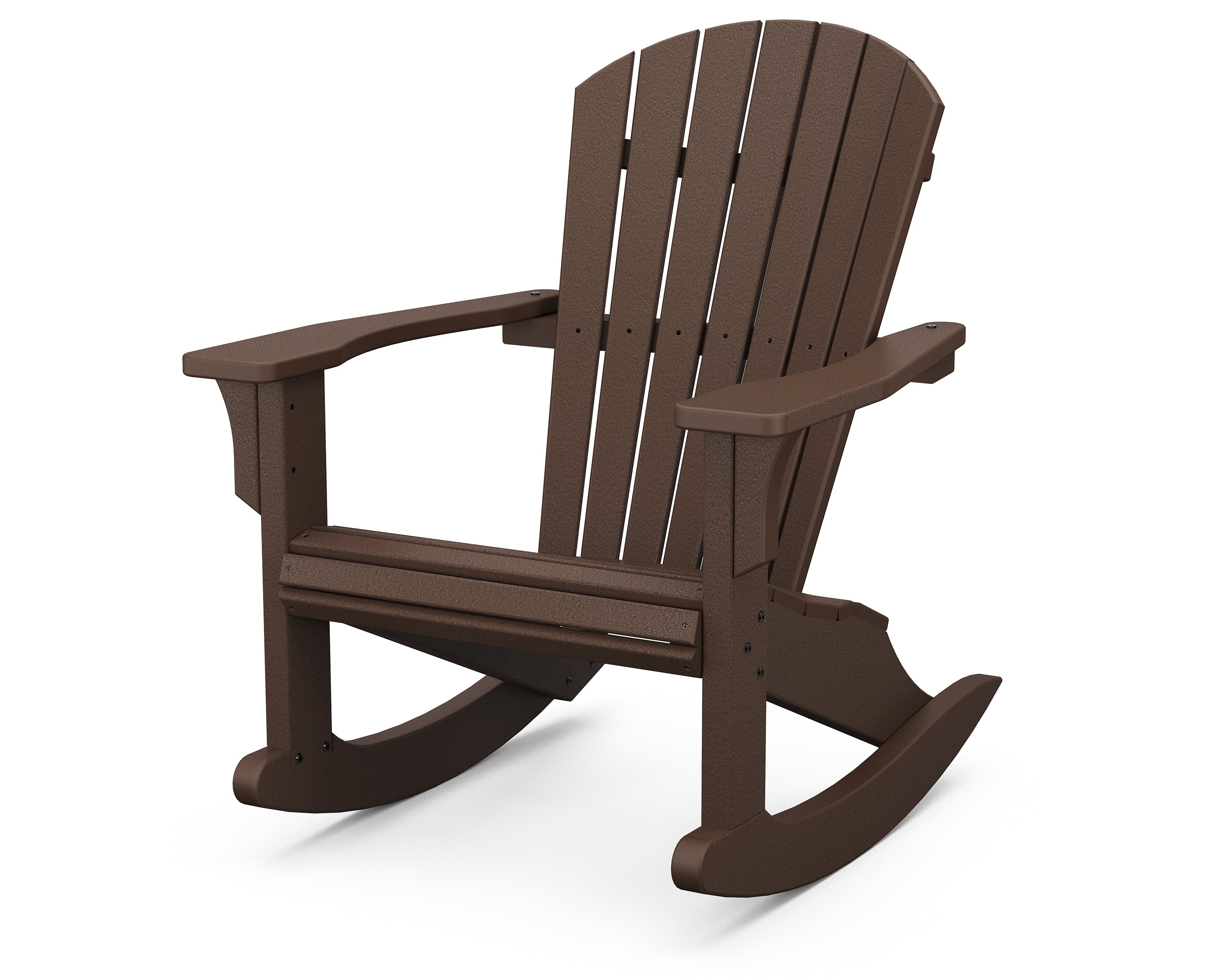 POLYWOOD® Seashell Rocking Chair in Mahogany