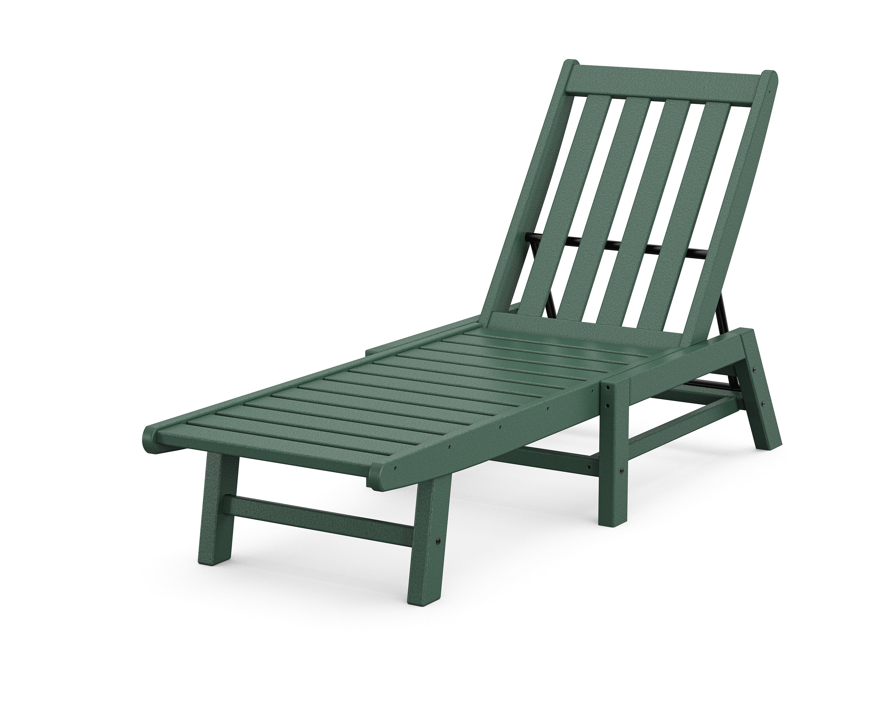 POLYWOOD® Vineyard Chaise in Green