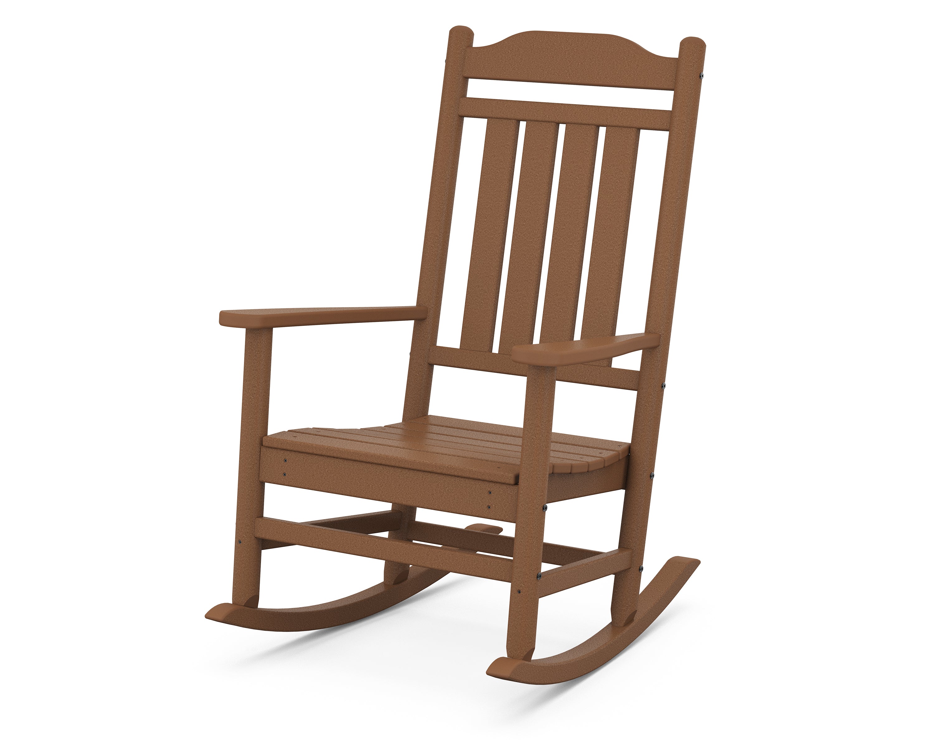 POLYWOOD Country Living Legacy Rocking Chair in Teak