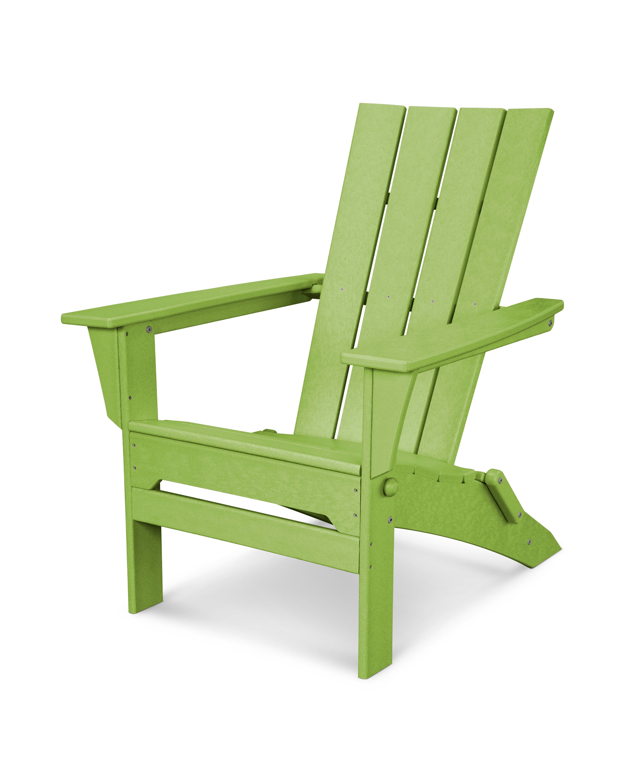 POLYWOOD Quattro Folding Adirondack in Lime