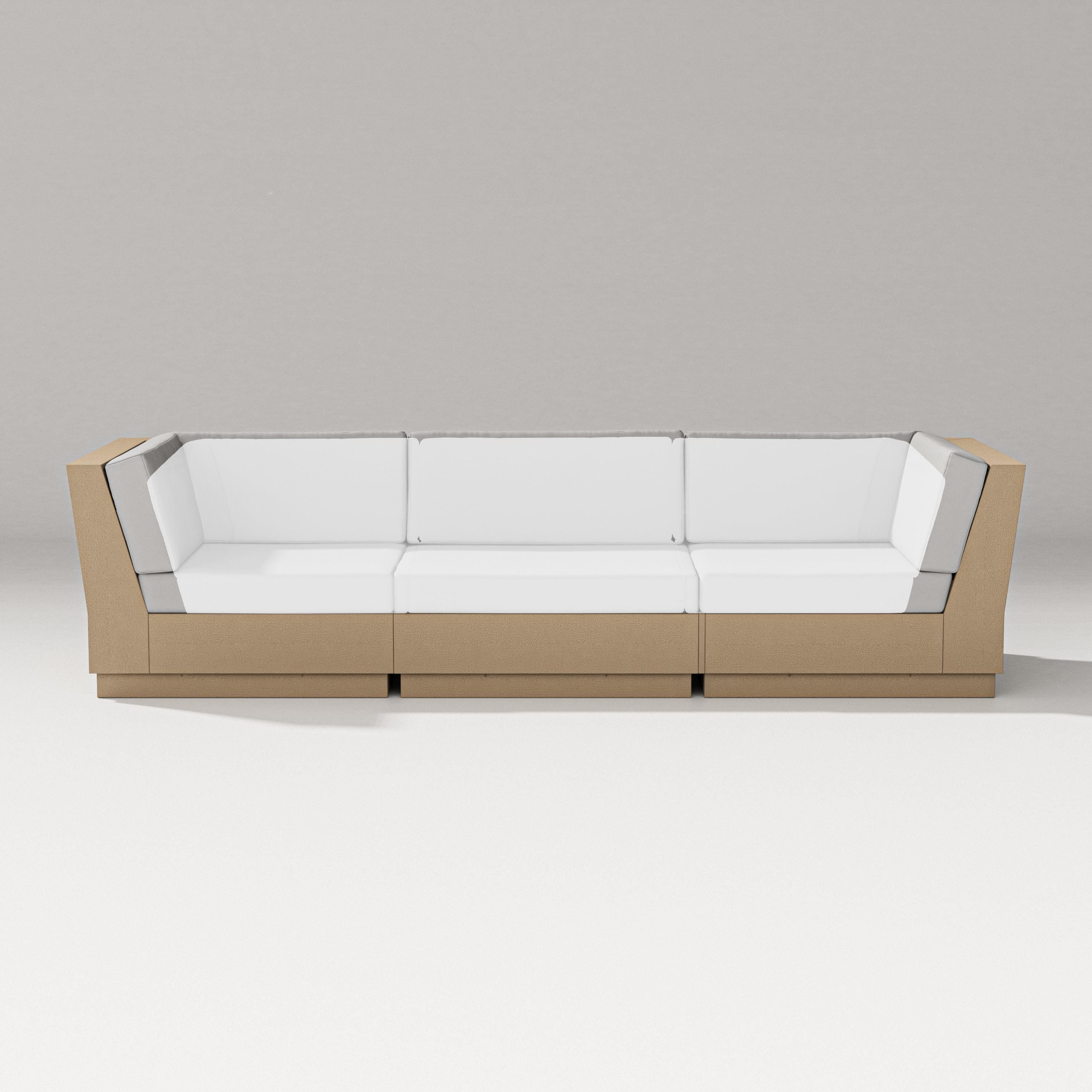 PW Designer Series Elevate Sofa Sectional in Vintage Sahara / Natural