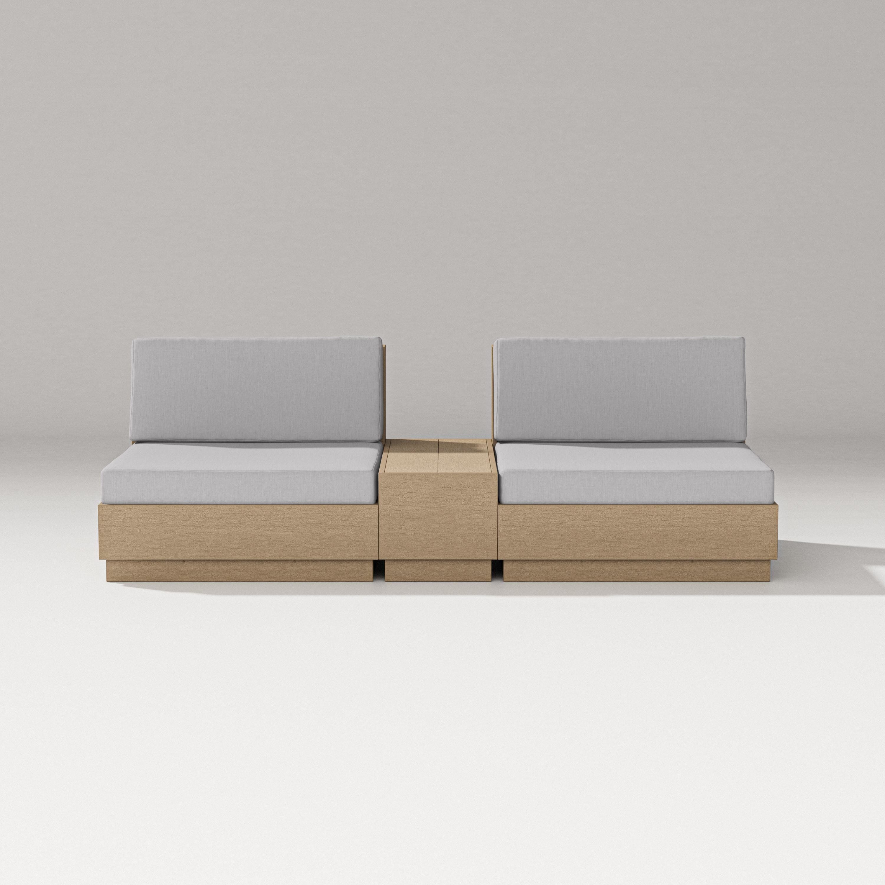 PW Designer Series Elevate Lounge Chair Set in Vintage Sahara / Granite