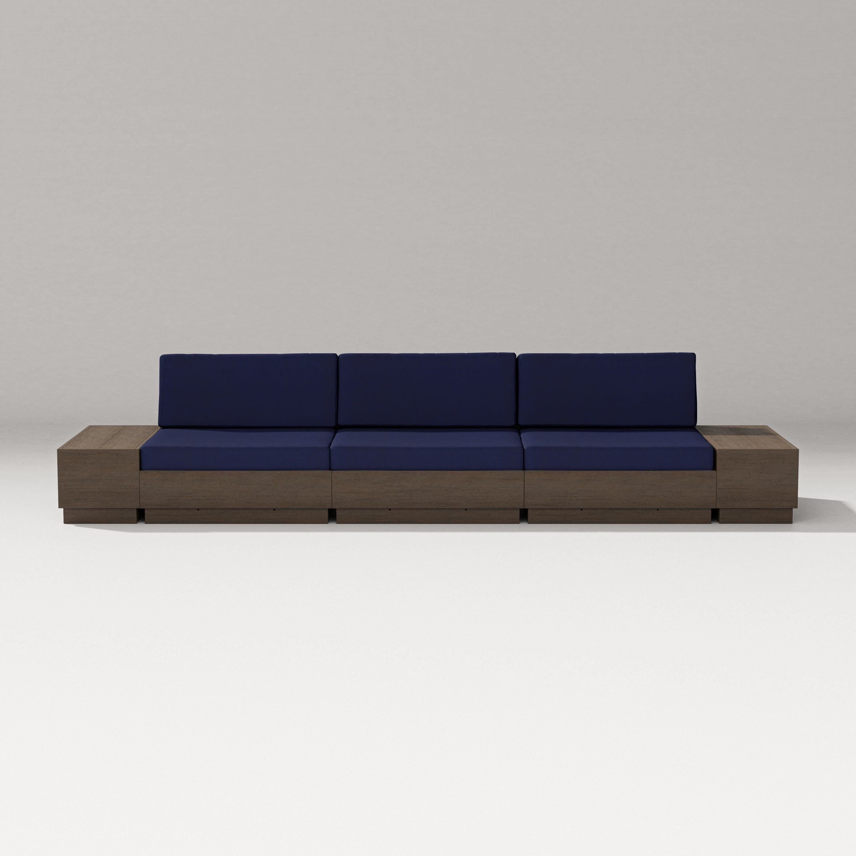 PW Designer Series Elevate Straight Sectional in Kona / Navy
