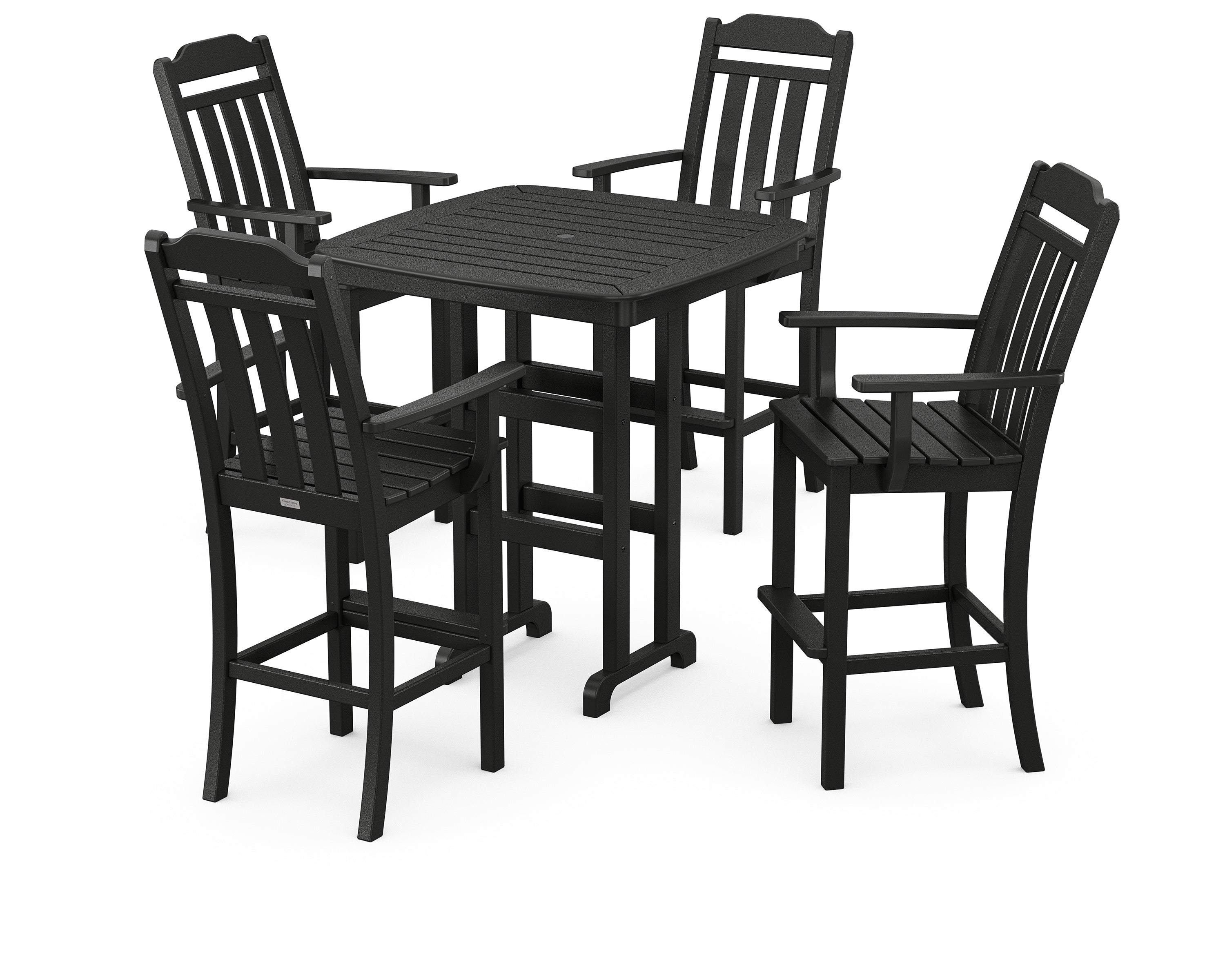 Country Living Cottage 5-Piece Bar Set in Black