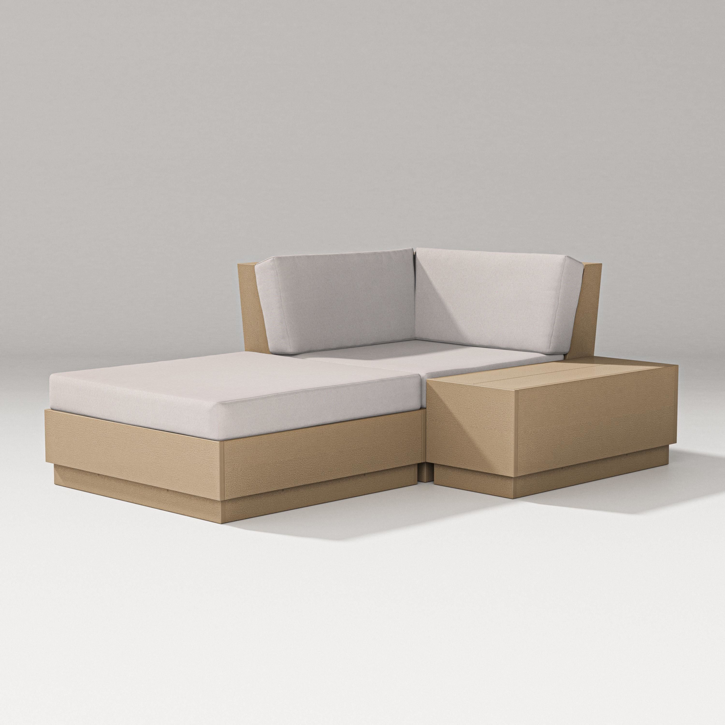 PW Designer Series Elevate Corner Chaise in Vintage Sahara / Dune Burlap