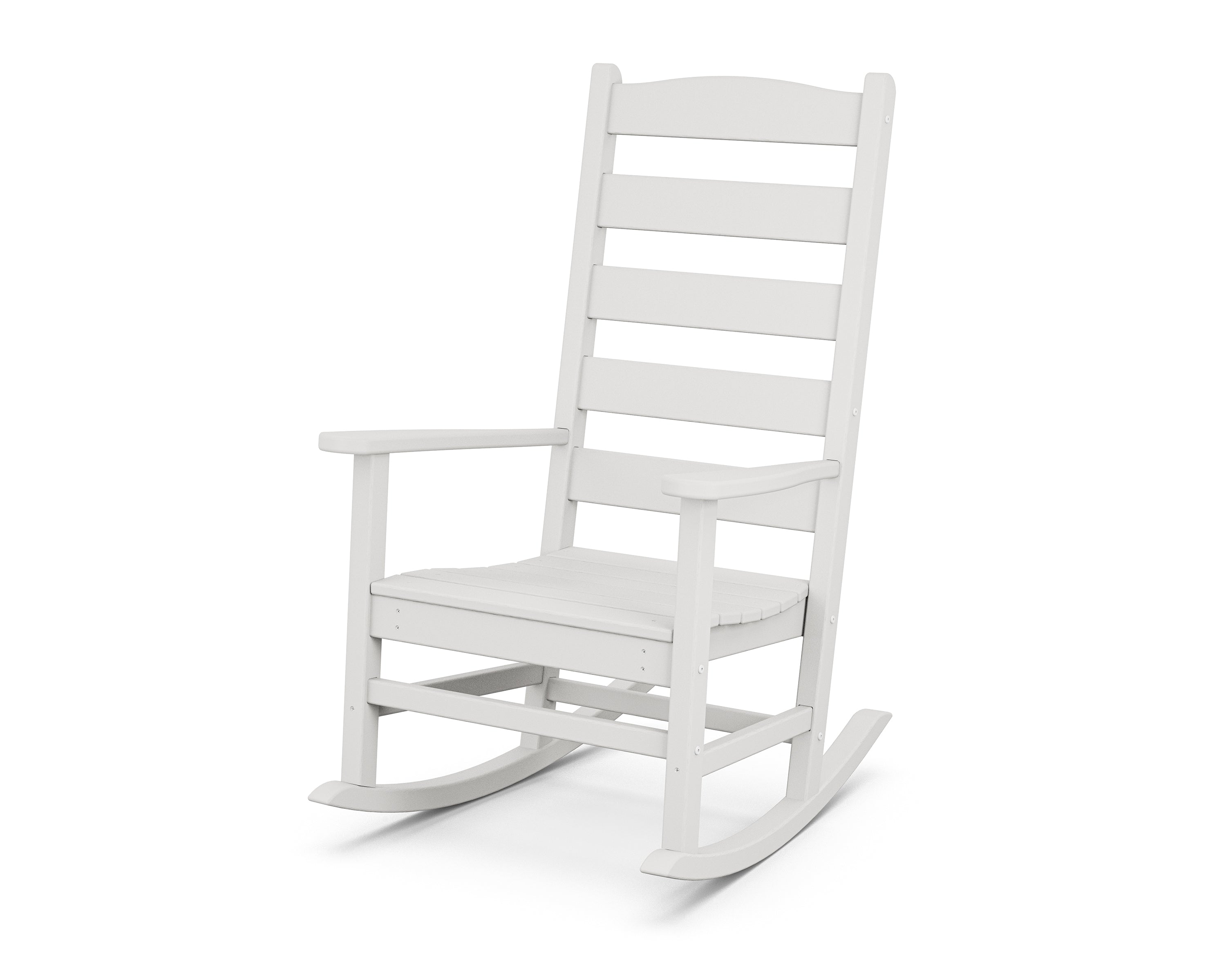 POLYWOOD® Shaker Porch Rocking Chair in White