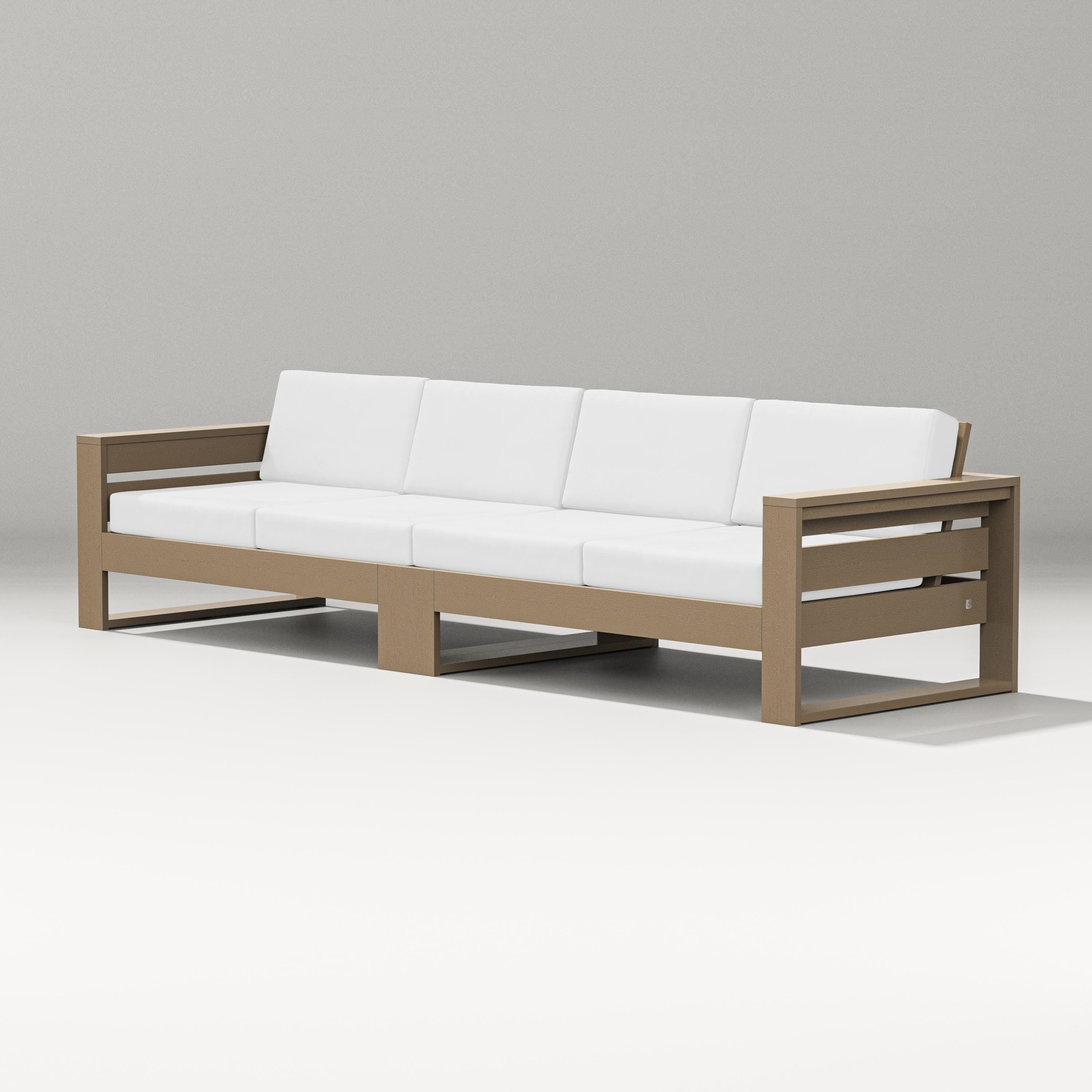 PW Designer Series Latitude Straight Sectional in Vintage Sahara / Natural