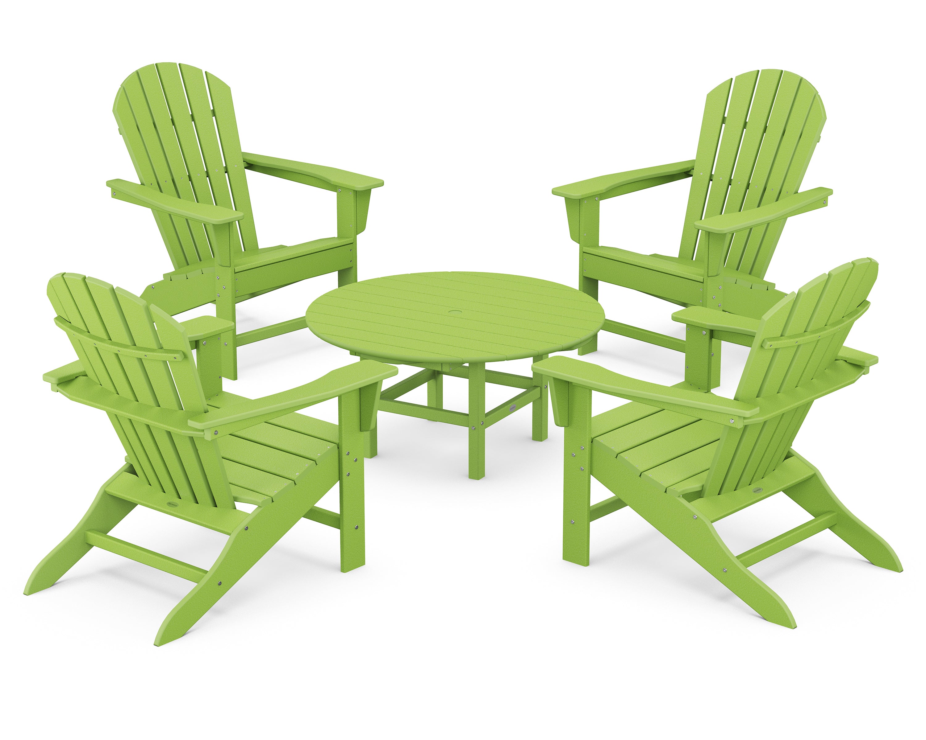 POLYWOOD® South Beach 5-Piece Conversation Group in Lime