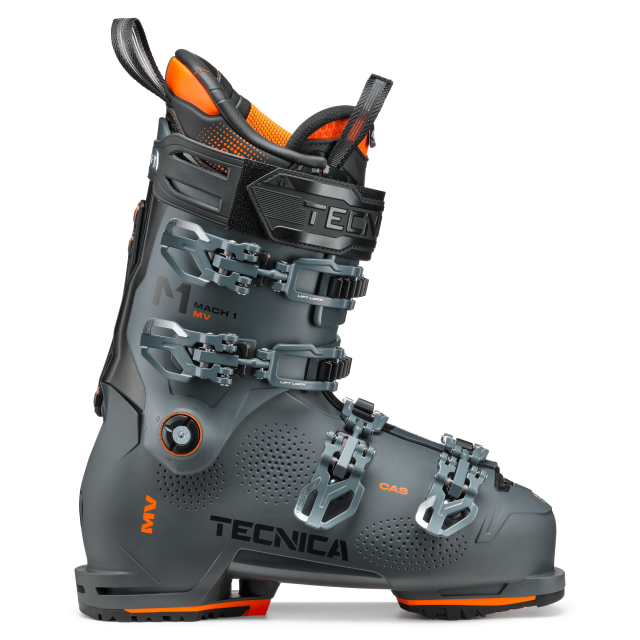 The Mach 1 MV 110 TD hits the sweet spot for advanced level skiers with medium volume feet that are looking for a more relaxed, all-mountain high-performance boot. Grounded in the fundamentals of high-performance ski boot design, the MV 110 features T-Drive technology which is a revolutionary shell to cuff connection that allows the boot to function in a much more efficient way. 