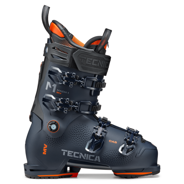 Made for those who get out there whether the snow gods have delivered or not, the Mach 1 MV 120 TD is a high-performance ski boot designed for advanced level skiers with medium-volume feet who are looking for all-mountain performance, a comfortable but precise fit and a high level of customization.