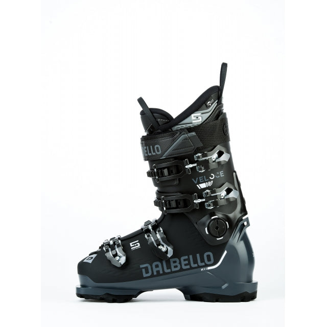 The Veloce 100 GW with pre-fitted GripWalk soles is designed for dedicated piste skiers looking for a versatile performance boot with moderate flex and a great fit that is comfortable to wear.