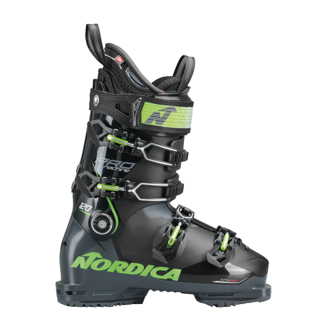 Just like the 130, the Promachine 120 is a low-volume, high-performance, lightweight boot that's built to get the most out of all conditions—but with added comfort. Besides having a slightly softer flex than the Promachine 130, the 120 also employs Primaloft in the liner for optimal warmth and a softer feel, making it ideal for skiers looking for a slightly more forgiving boot.