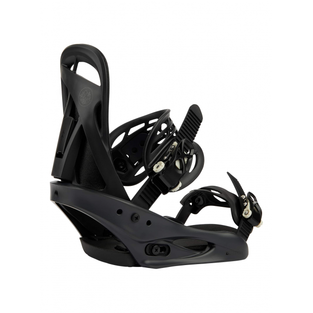 The women's Burton Citizen Re:Flex Snowboard Bindings blend performance and comfort that riders of all abilities can appreciate. Its lightweight design includes FullBED cushioning to absorb shock, reduce fatigue, and keep you riding longer.