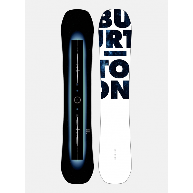 Pro-caliber is a strong statement for any board, but the men's Burton Custom X Snowboard repeatedly delivers for snowboarding's most demanding riders thanks to precise design and powerful drive.