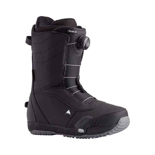 The men's Burton Ruler Step On BOA Snowboard Boot delivers versatile performance with the added durability and micro-adjustability of the BOA Fit System with Coiler Technology.