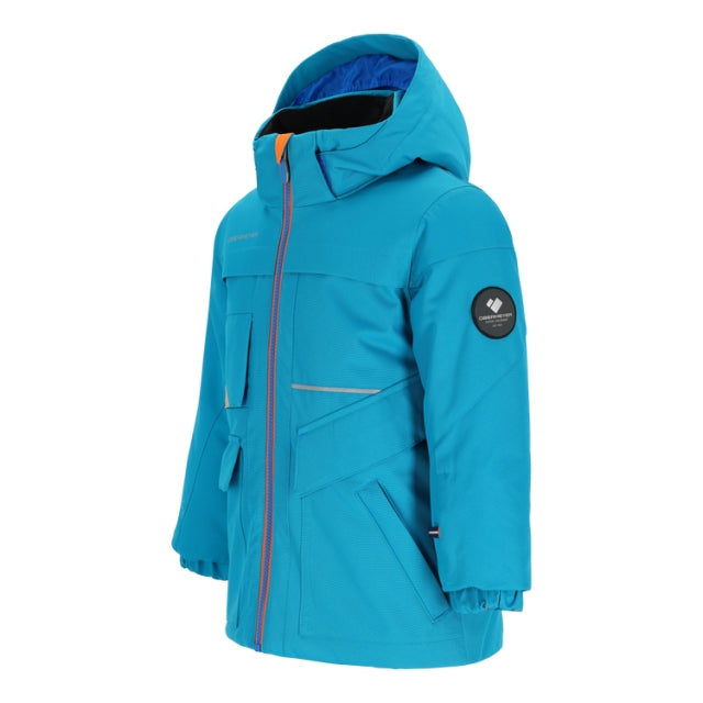 We packed the Nebula Jacket with features like integrated mitten clips and Skier Critical seam sealing.
