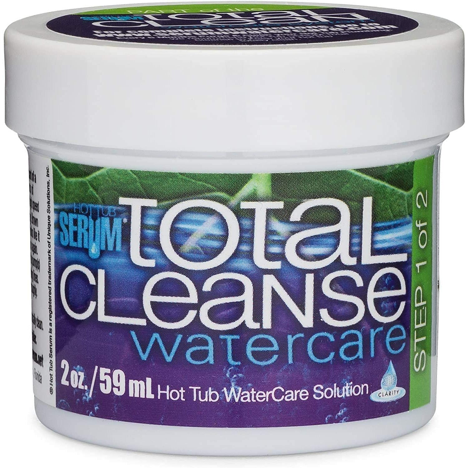 Hot Tub Serum's Total Cleanse Water Care Solution