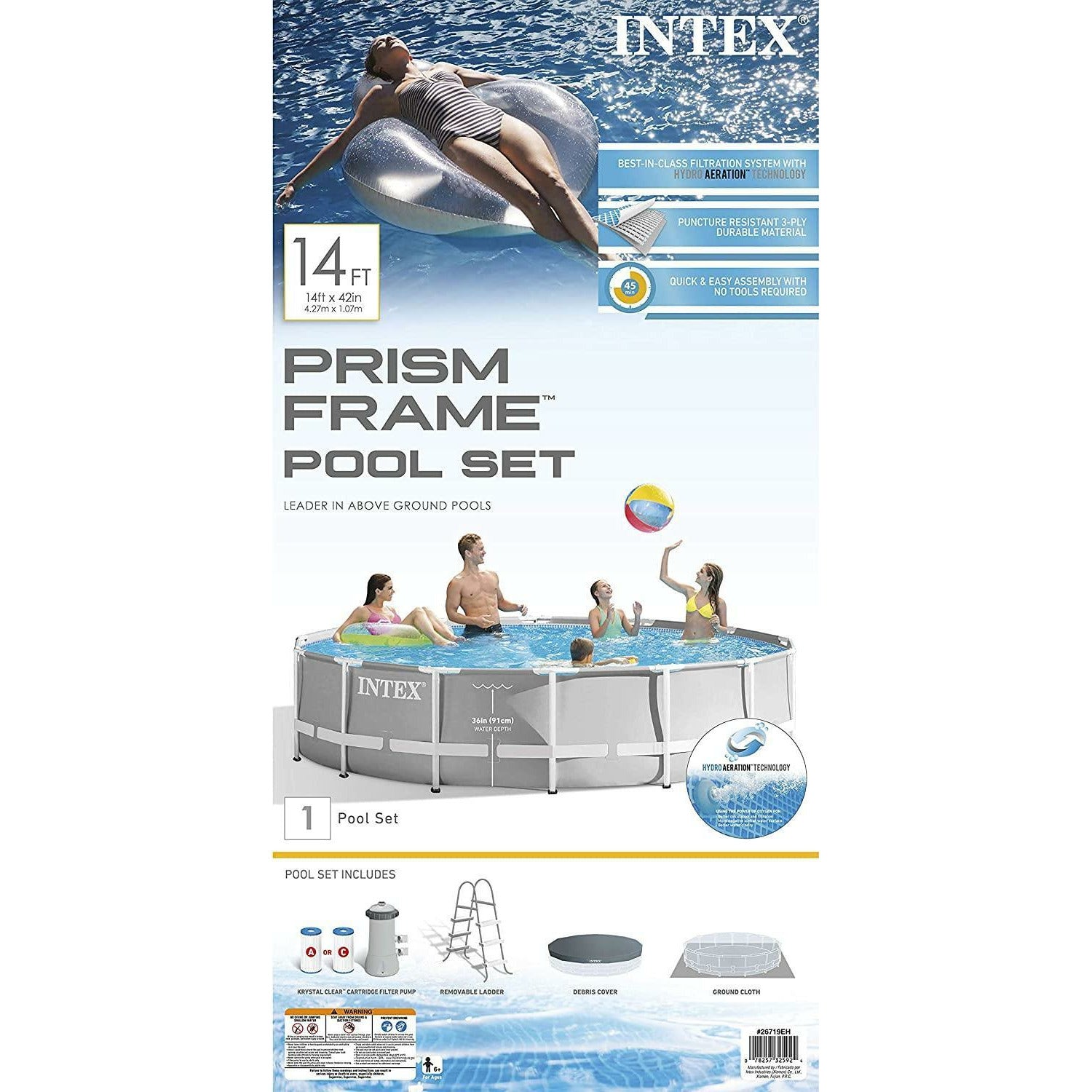 Intex Prism Frame Pool 14x42 - Pelican Shops