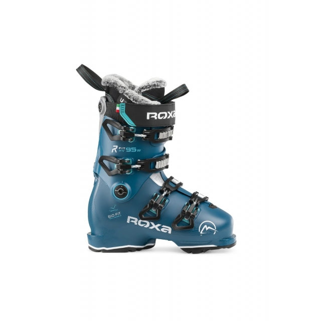 The R/Fit 95W is for sport performance level All Mountain women skiers who seek comfort and control in a boot that will comfortably accommodate a wide range of foot shapes.