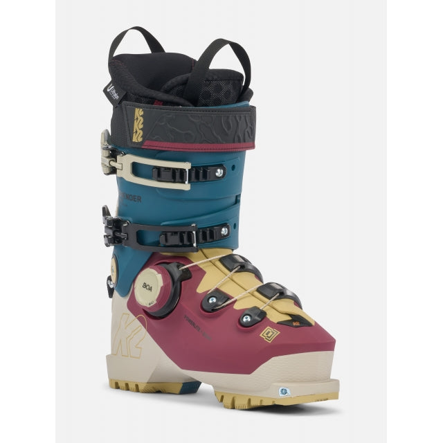 The Mindbender 95 W BOA® is built with the same BOA® Fit System and MultiFit Last as its siblings but at a softer flex for intermediate-to-advanced women. Perfect for those who ski in the resort while also adventuring into the backcountry and need a boot that can get them to the stash and back again.