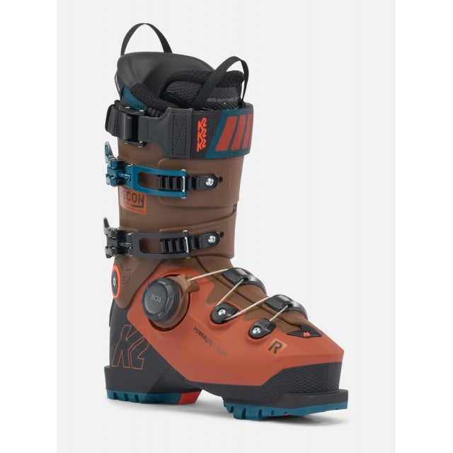 Looking for a high-performance boot with all the technology to prove it? The Recon 130 BOA®’s are a sturdy, high-performance boot for serious skiers looking for unparalleled power transfer, and response.