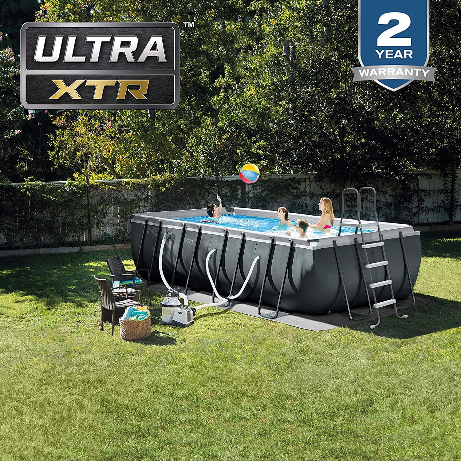 Intex 18ft X 9ft X 52in Ultra XTR Rectangular Pool Set - Pelican Shops