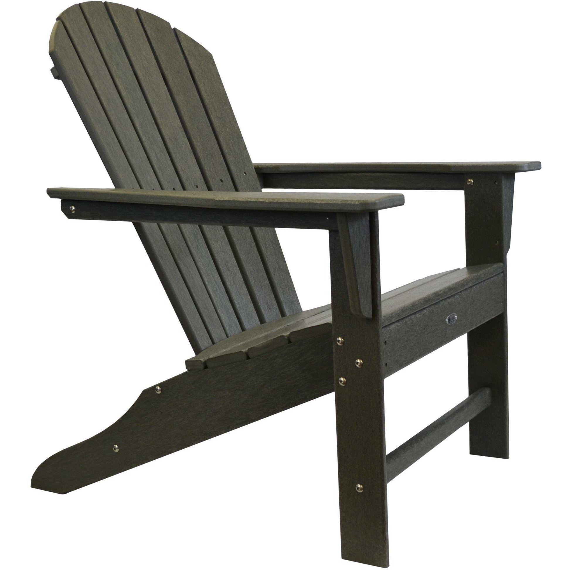 Surf City Poly Adirondack Chair - Color: Grey - Atlas Patio Furniture - Pelican Shops Ski, Pool & Patio