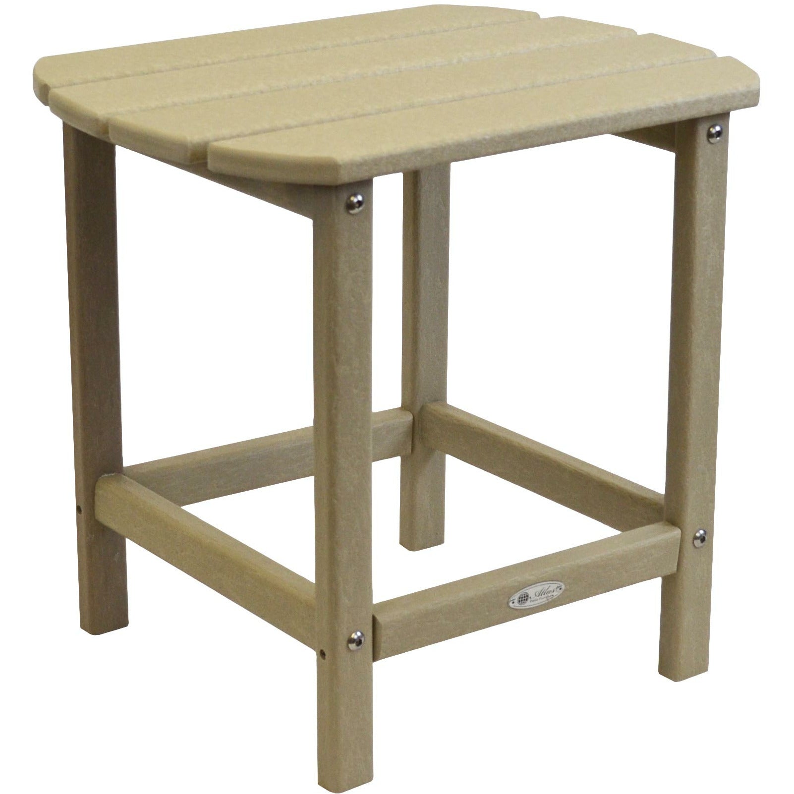 Beach Haven Poly End Table - Color: Sand - Atlas Patio Furniture - Pelican Shops Ski, Pool & Patio