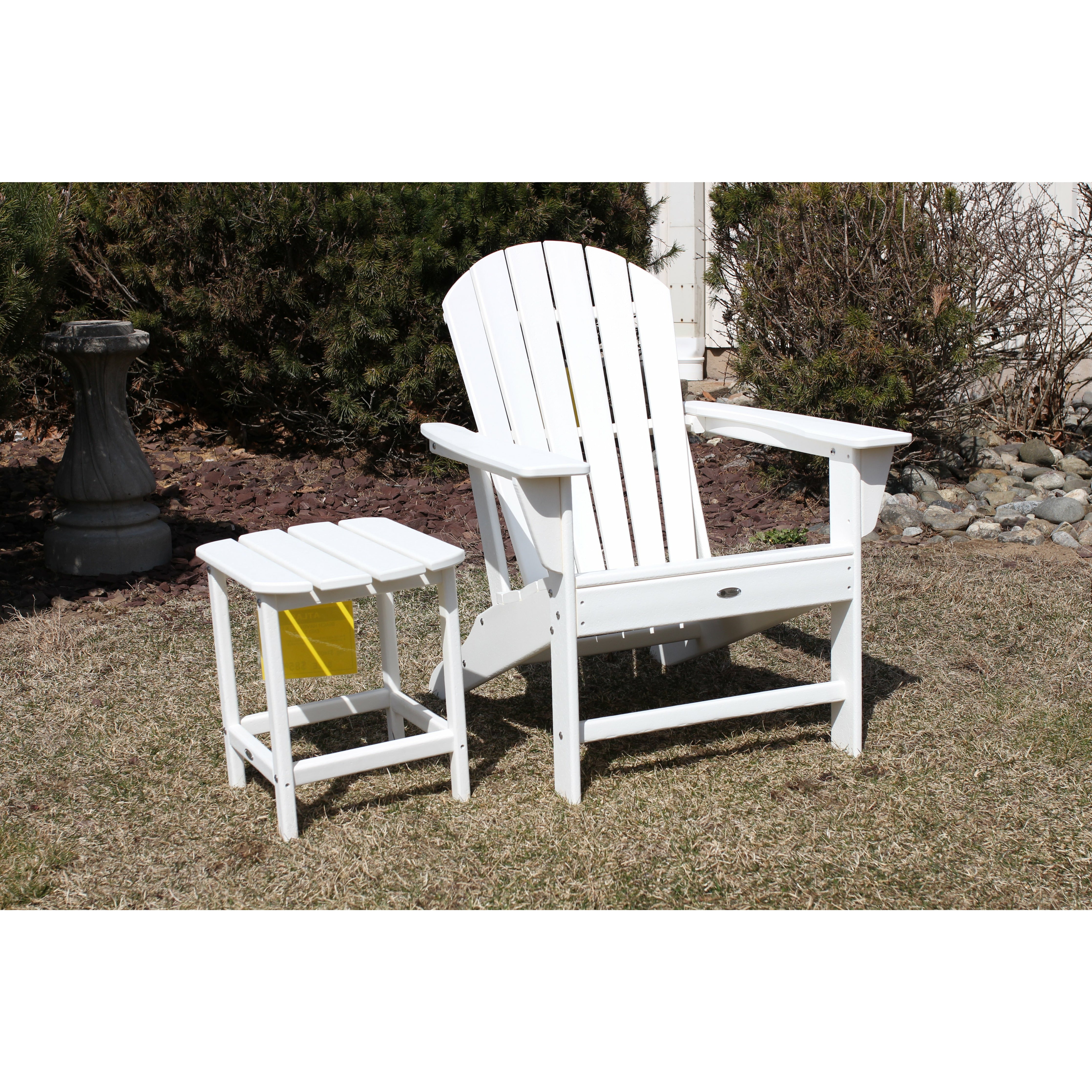 Surf City Adirondack Chair (White) - Polymer Furniture IN STOCK