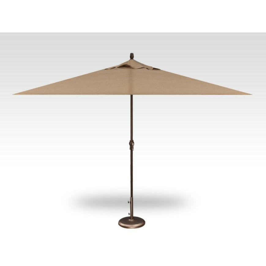 TREASURE GARDEN Market Aluminum 10' x 13' Easy Track Rectangular Umbrella