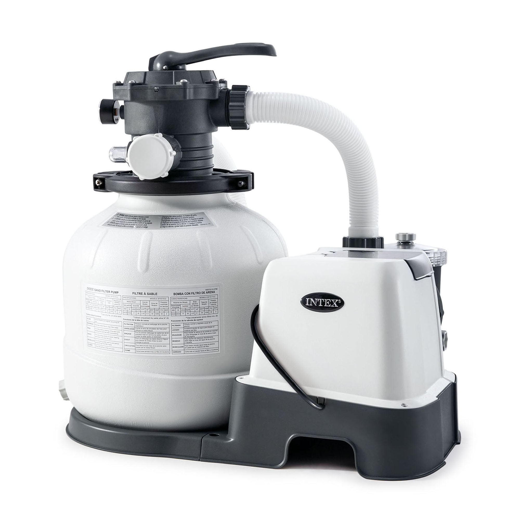 Intex 120V Krystal Clear Saltwater System and Sand Filter Pump