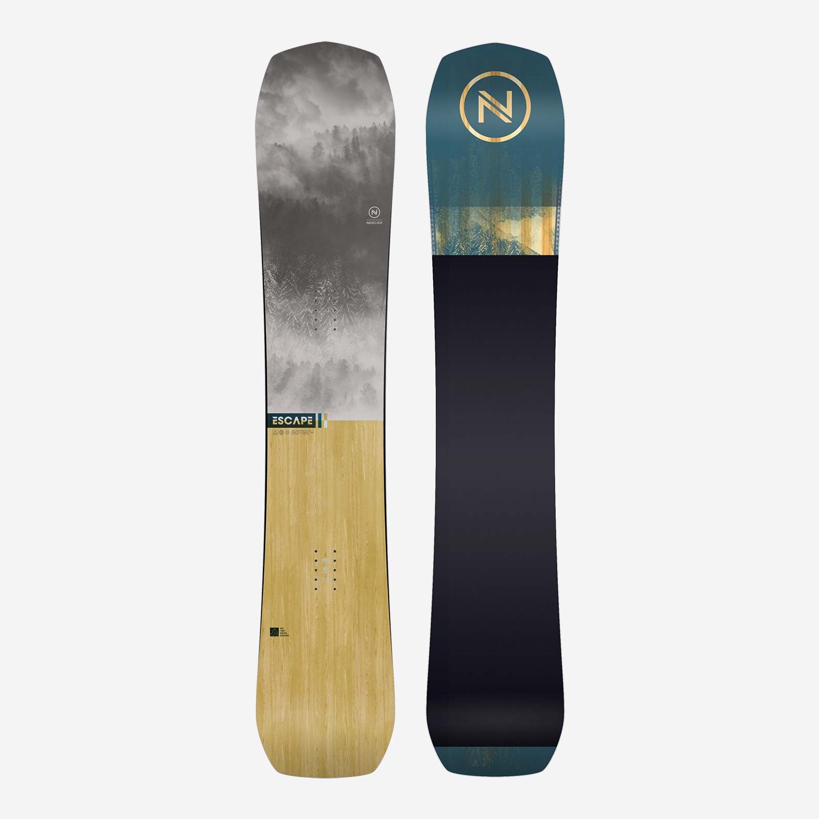 Our bestselling all-mountain deck features a brand new shape for 2023, with a modern blunt tail and a diamond nose helping the Escape to crush any terrain. Under the hood, we’ve kept the same innovative construction that earned this board its reputation for balanced performance.